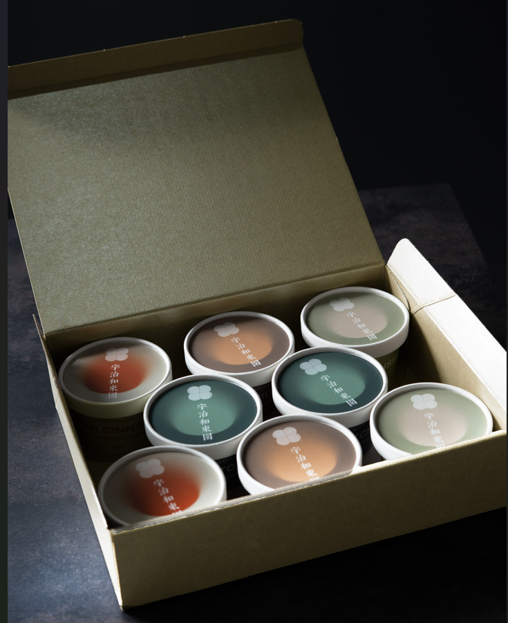 お茶屋のジェラート香重ね イメージ