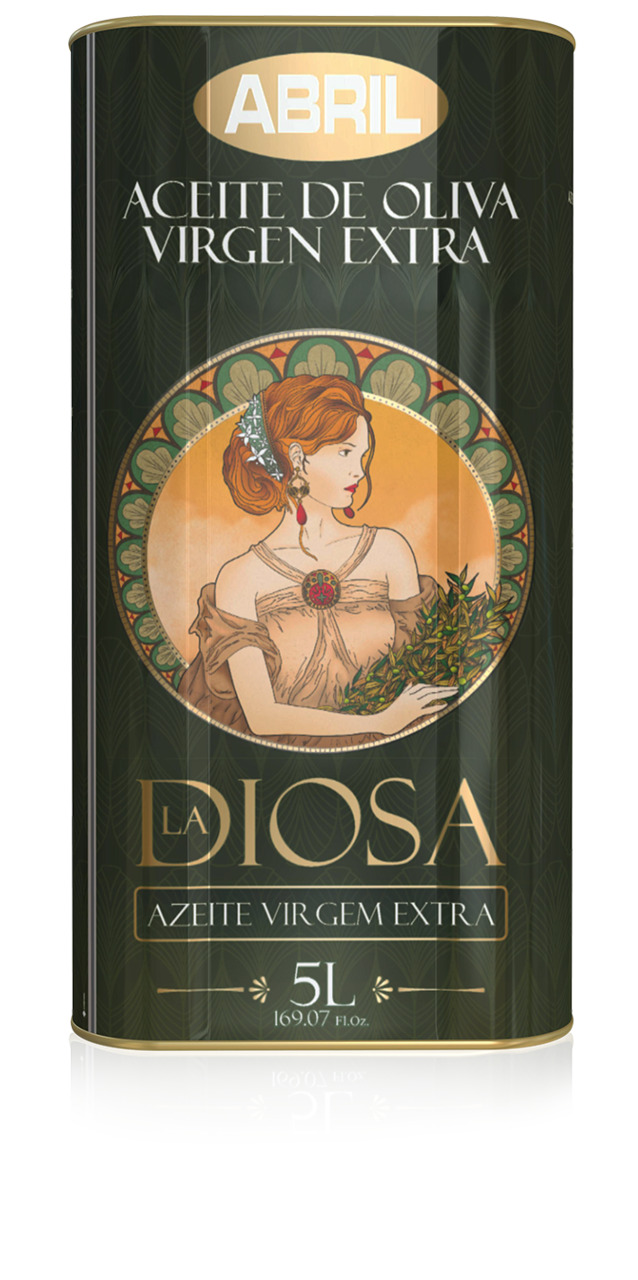 Extra Virgin Olive Oil ABRIL LA DIOSA Tin 5 L. Image