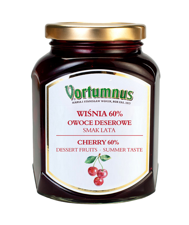 Dessert Cherry in gel  Image