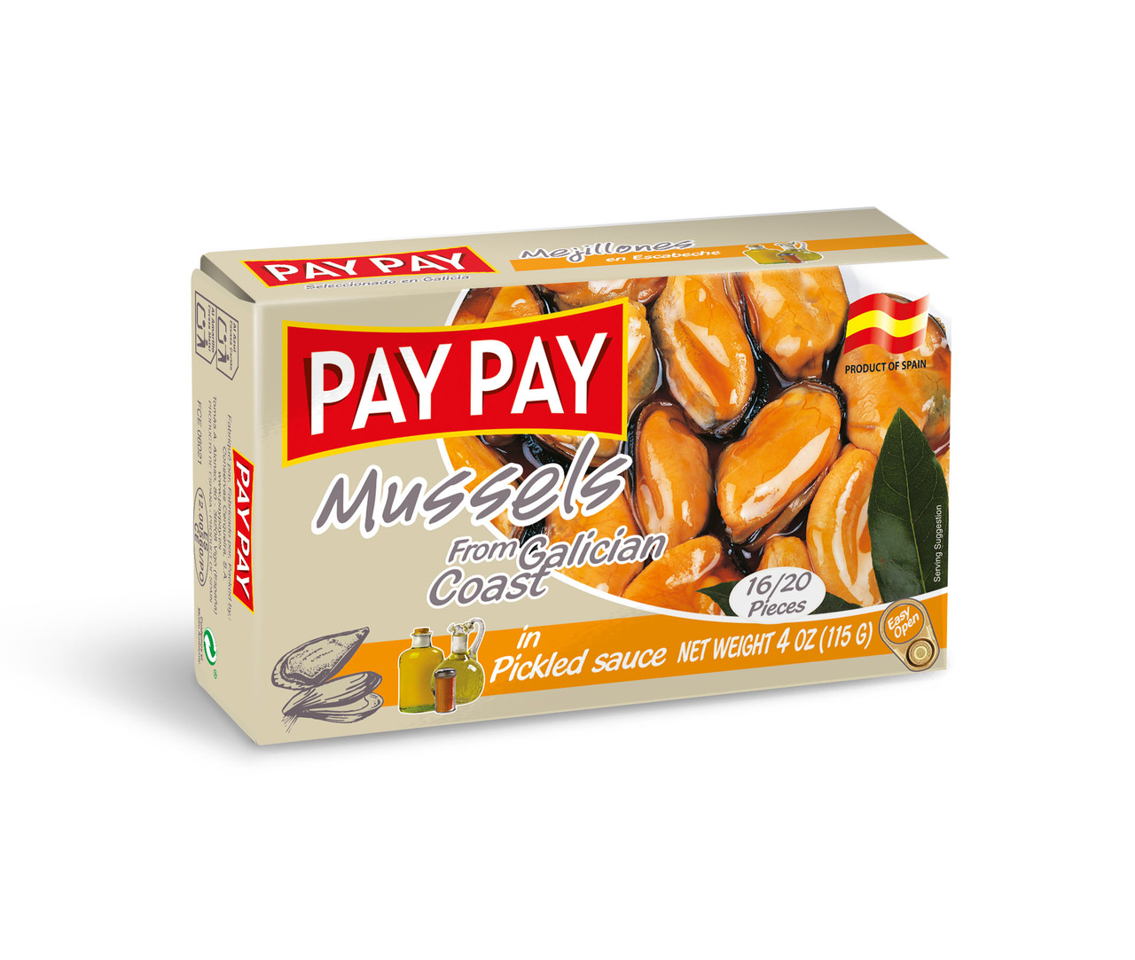 Tinned mussels in pickled sauce Image