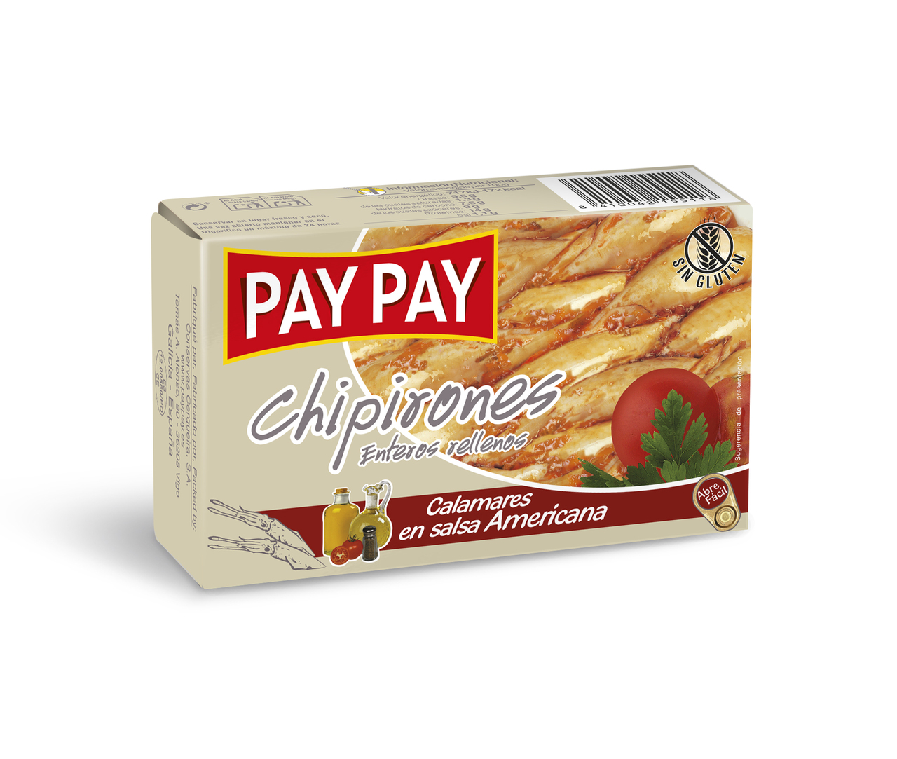 Tinned stuffed calamari in tomato sauce  イメージ