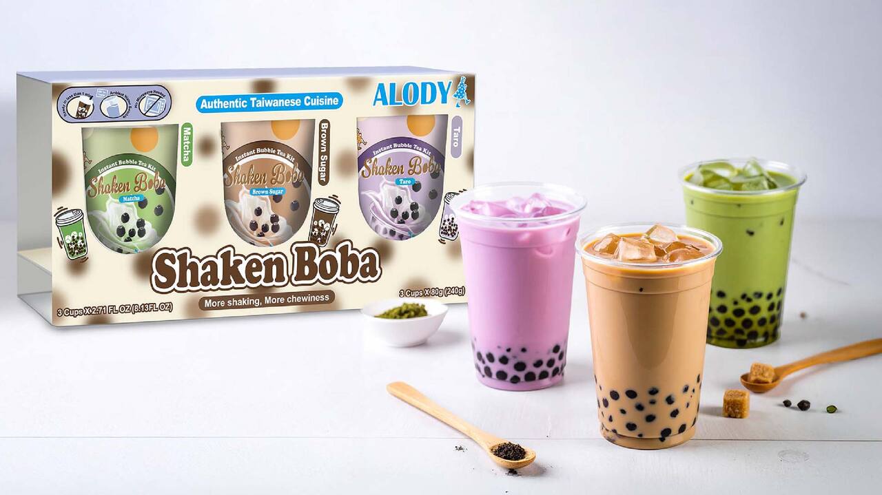 Instant Bubble Tea In Cup Image