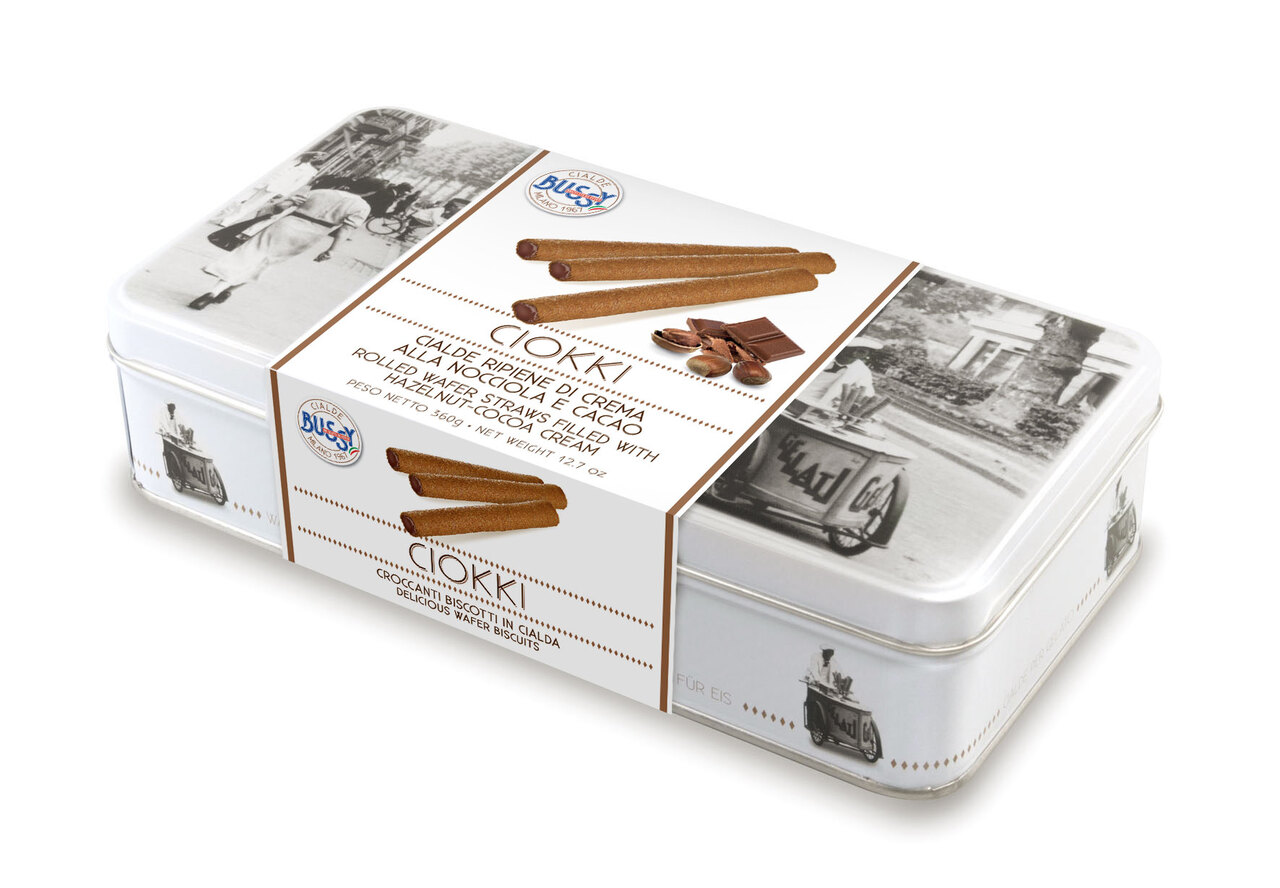 VINTAGE LINE - CIALDE CIOKKI - Rolled wafers filled with hazelnut-cocoa cream Image