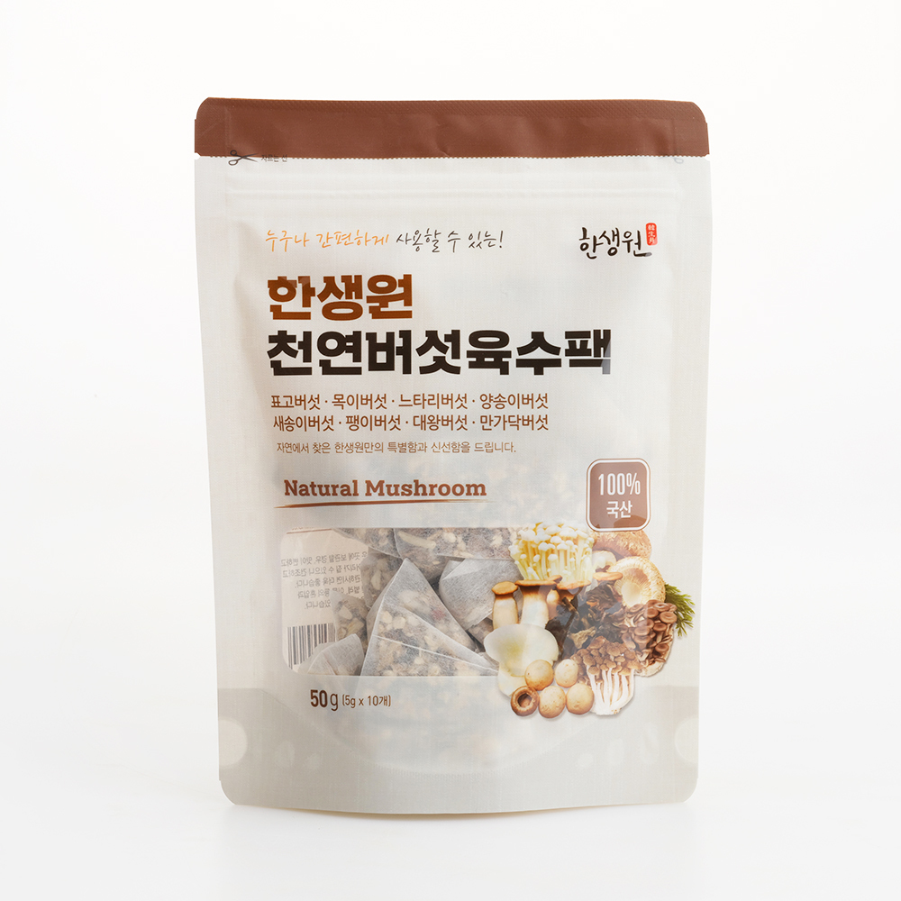 DRIED- HANSAENGWON MUSHROOM BROTH PACK (SOUP STOCK BAGS) Image