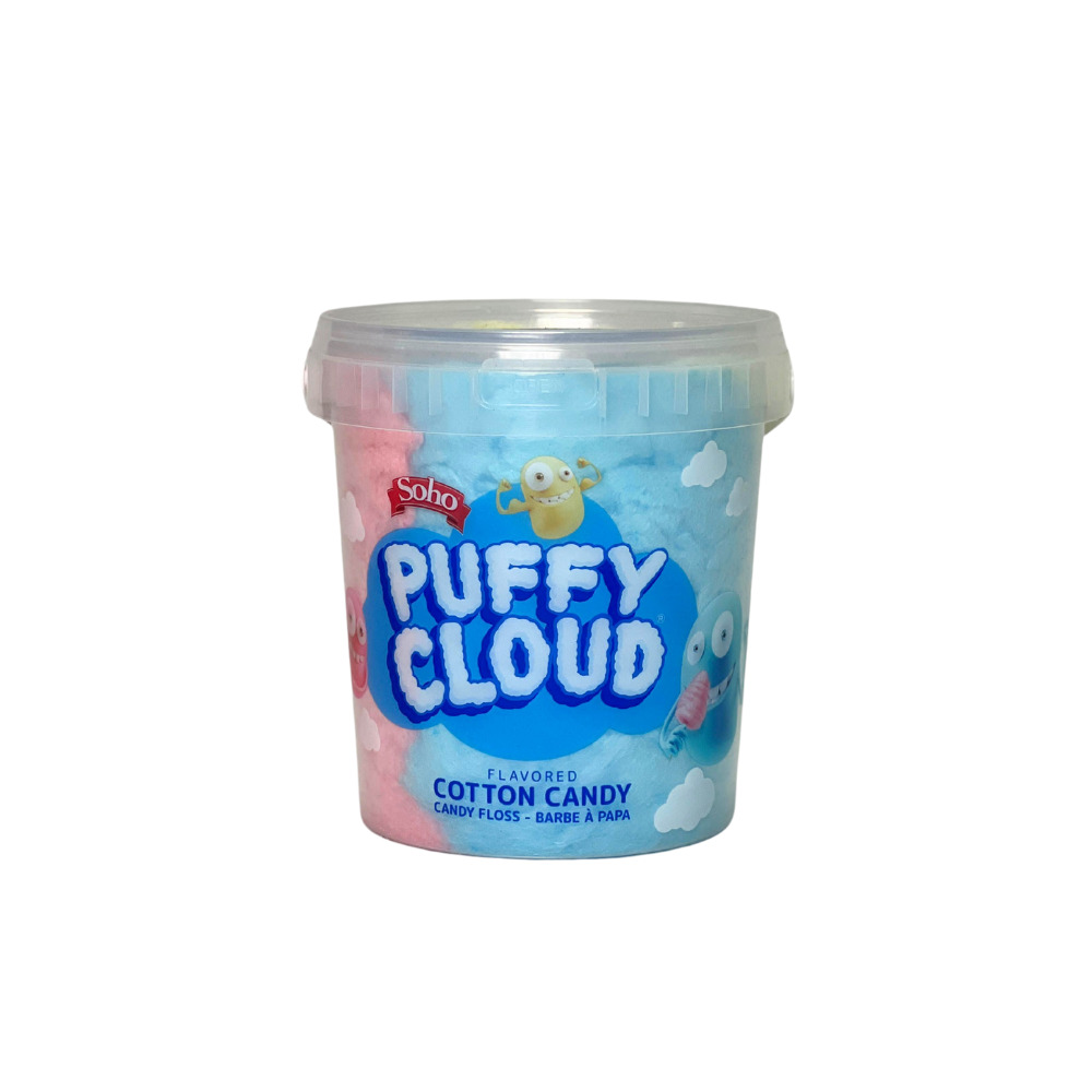 Bucket Cotton Candy 50 gr Rainbow (3colors, 3flavors) Image