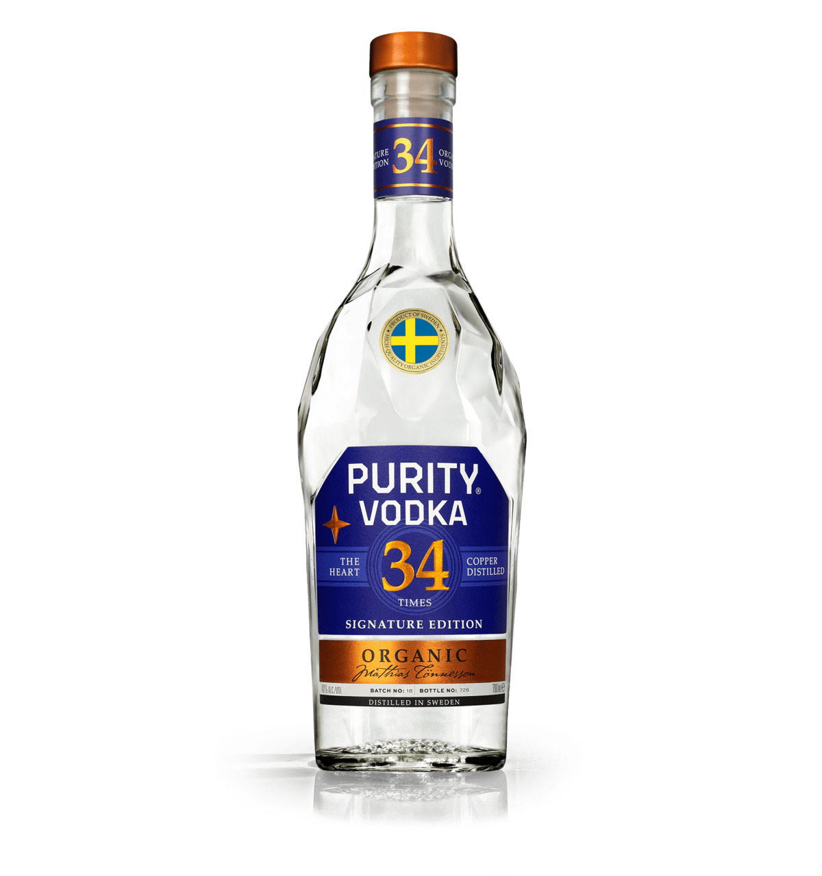 Purity Signature 34 Edition (40%) Organic Vodka Image