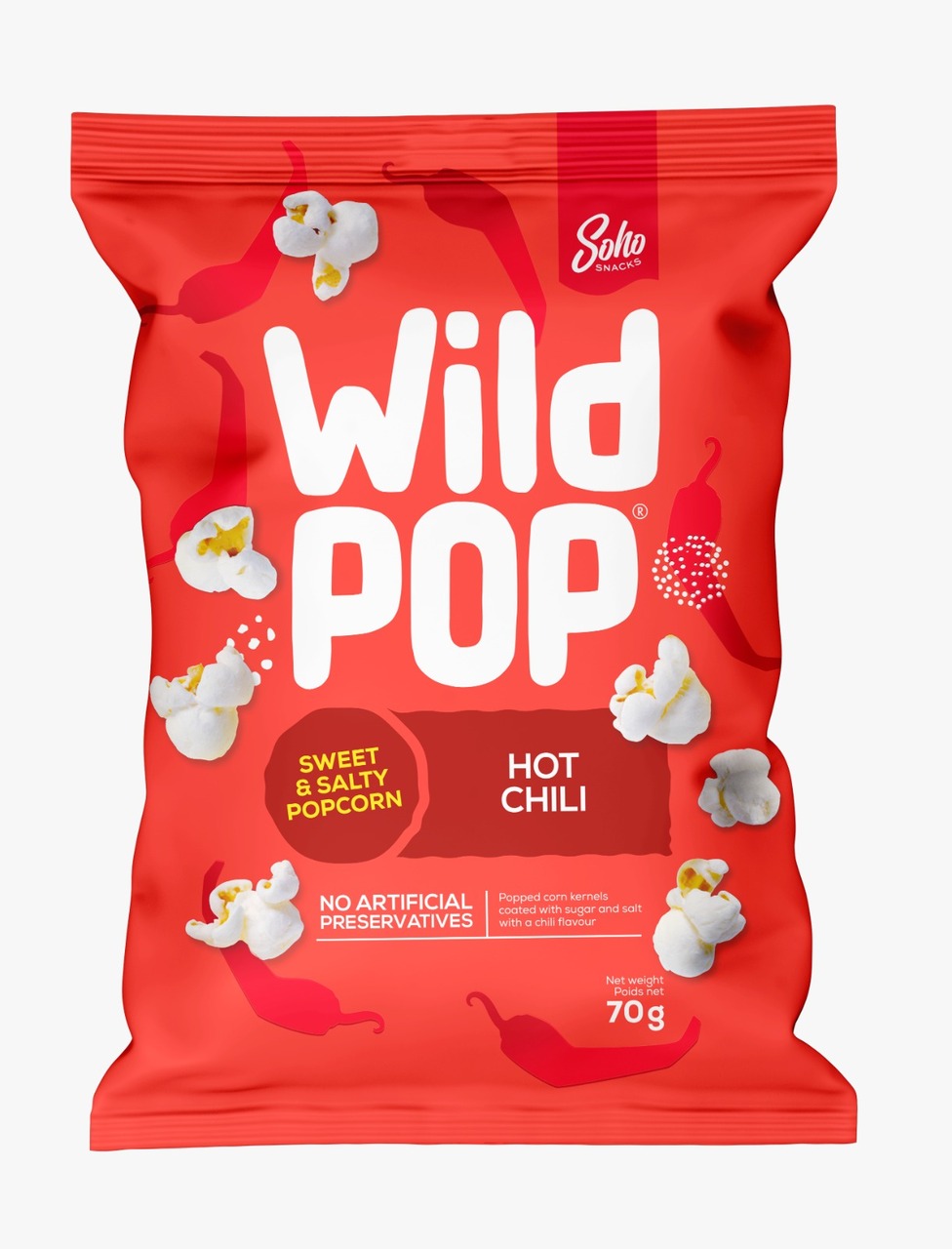 Popcorn  wild pop chili 70g Image