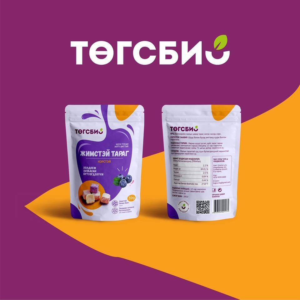 Blueberry-Flavored Freeze&Dry Yogurt (TUGS・BIO BRAND) Image