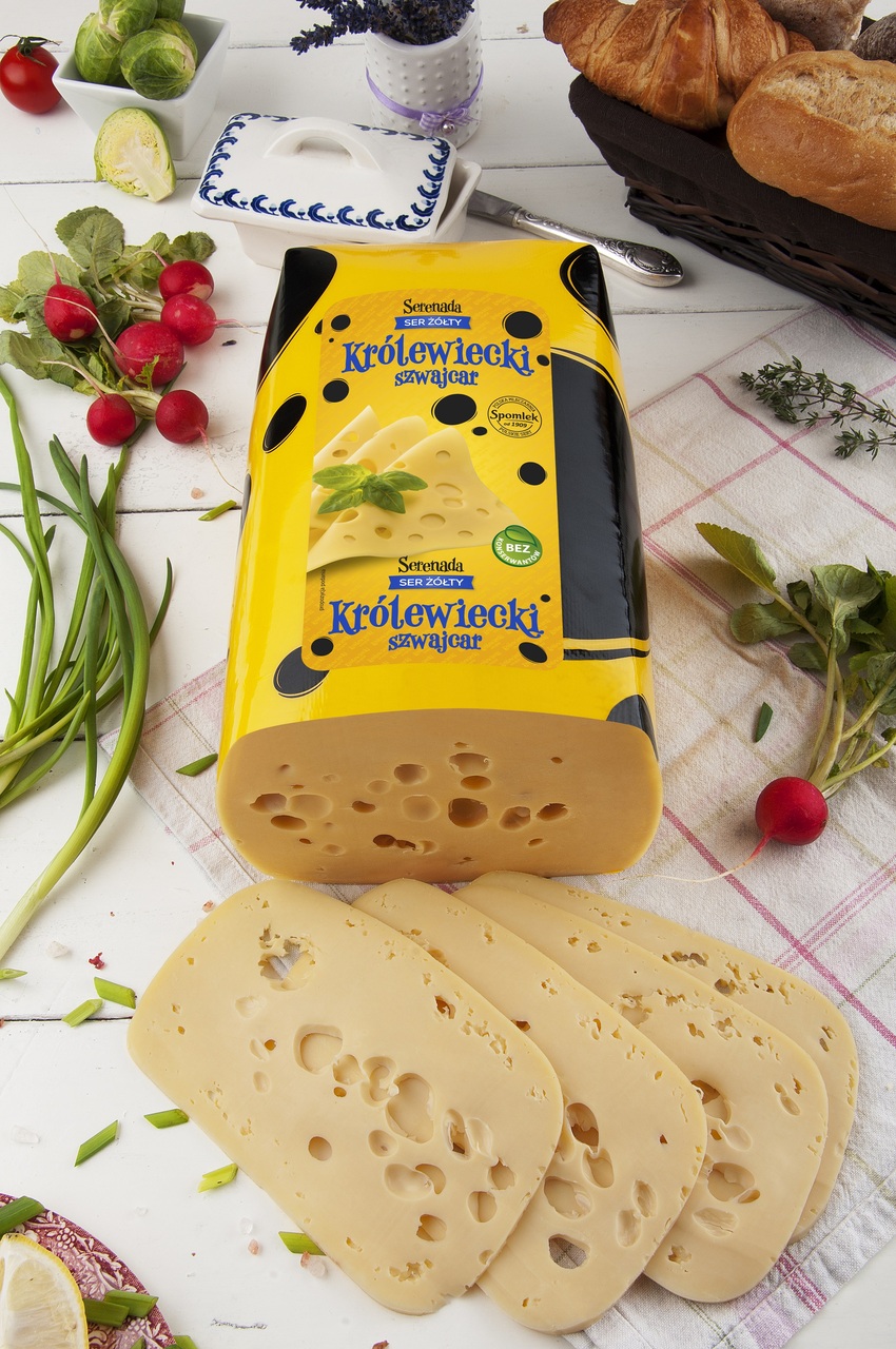Emmenthal Type cheese Image