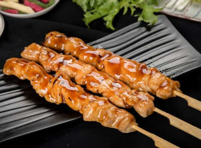 Teriyaki Chicken Thigh Skewers Image