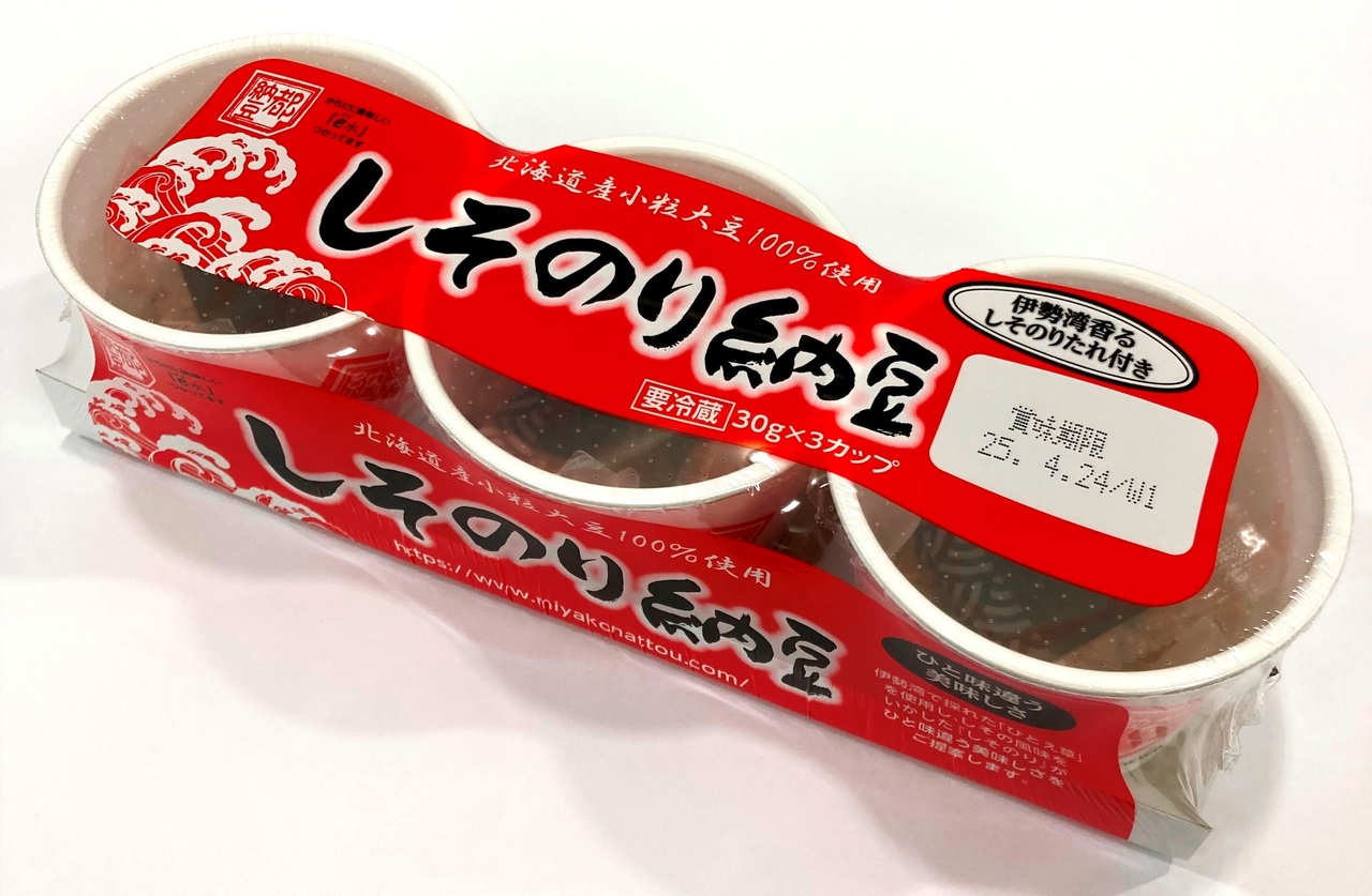 国産しそのりカップ納豆 Image