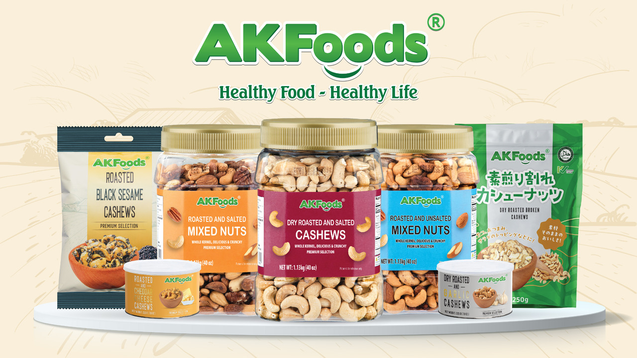 Roasted and Black Sesame Cashews Image