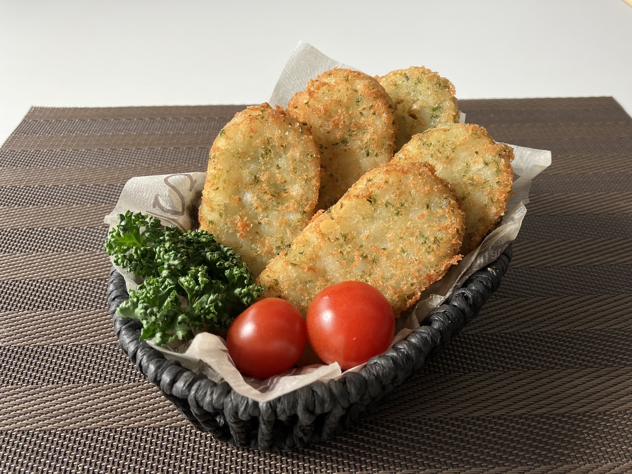 ハッシュポテト　のり塩味 イメージ