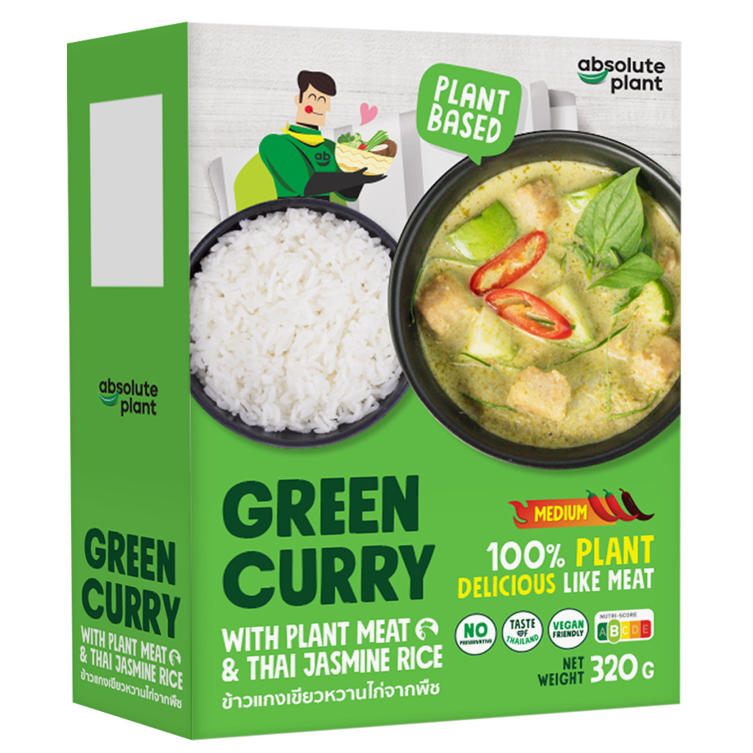 Green Curry with Plant Meat & Rice Image