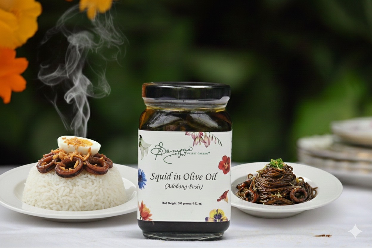 Squid in Olive Oil (Adobong Pusit ) Image