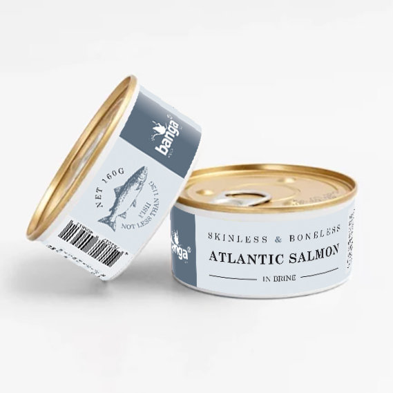 Atlantic salmon Skinless&Boneless in brine 160g Image