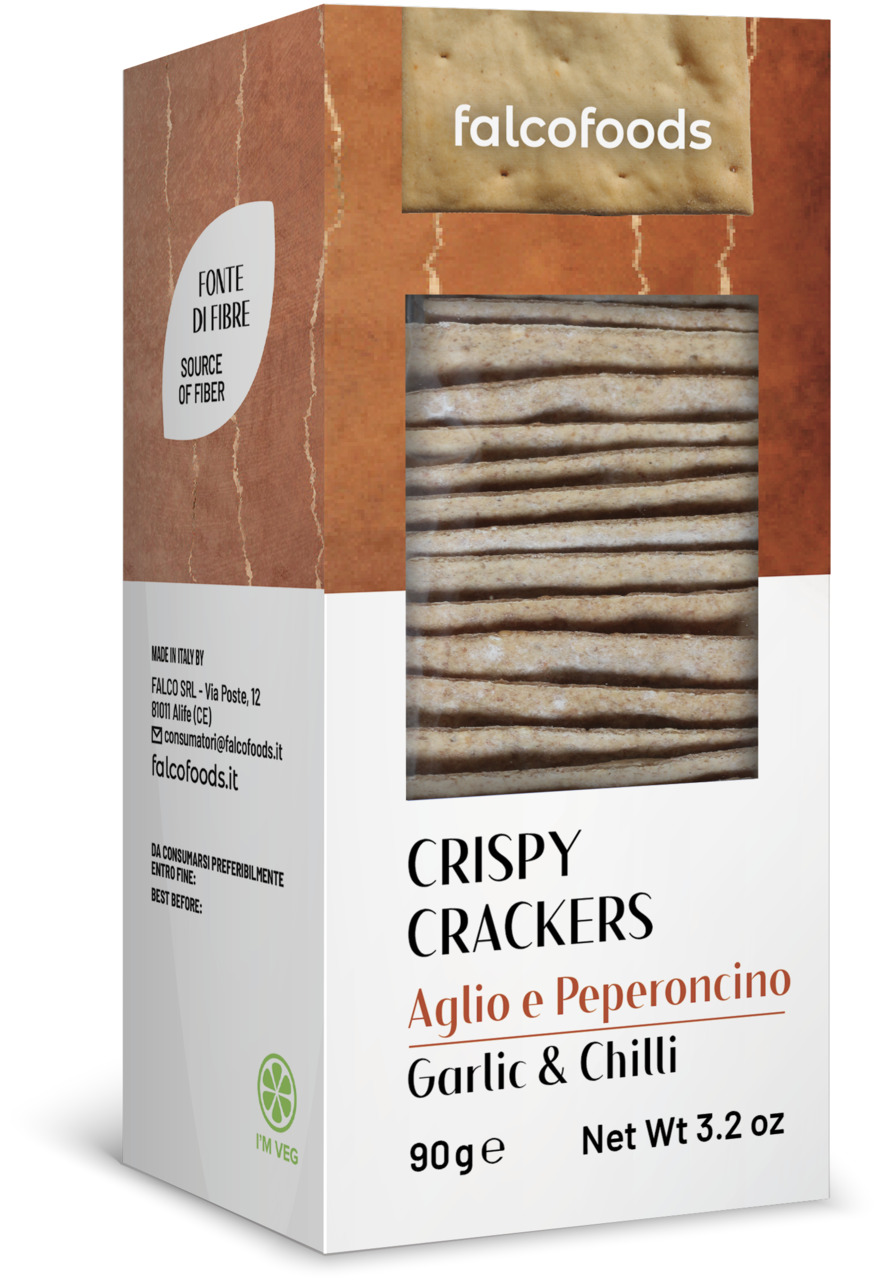 CRISPY CRACKERS GARLIC & CHILI 90 G Image