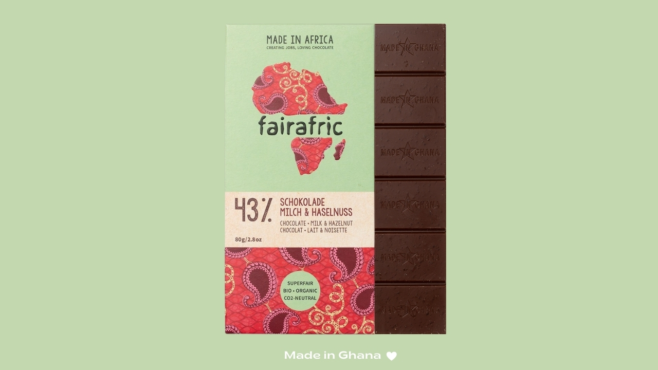 Organic Milk chocolate bar 80g Image