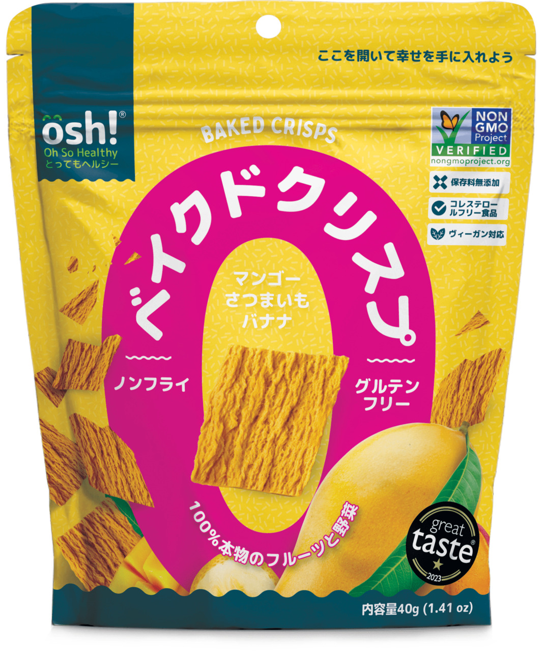 OSH ベイクドクリスプ マンゴー–さつまいも–バナナ Image