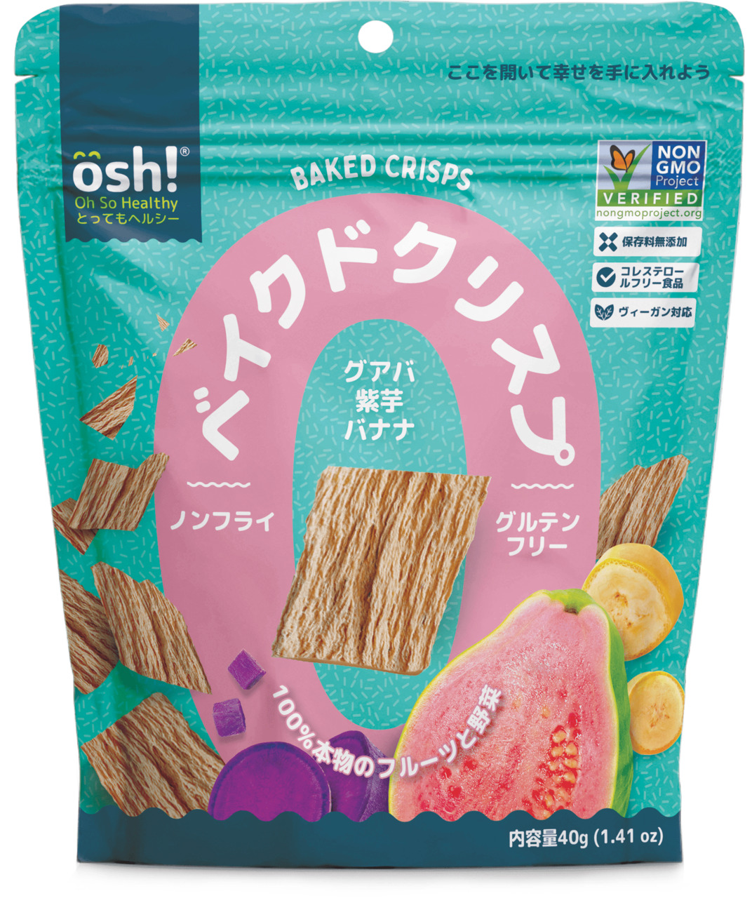 OSH ベイクドクリスプ グアバ–紫芋–バナナ Image