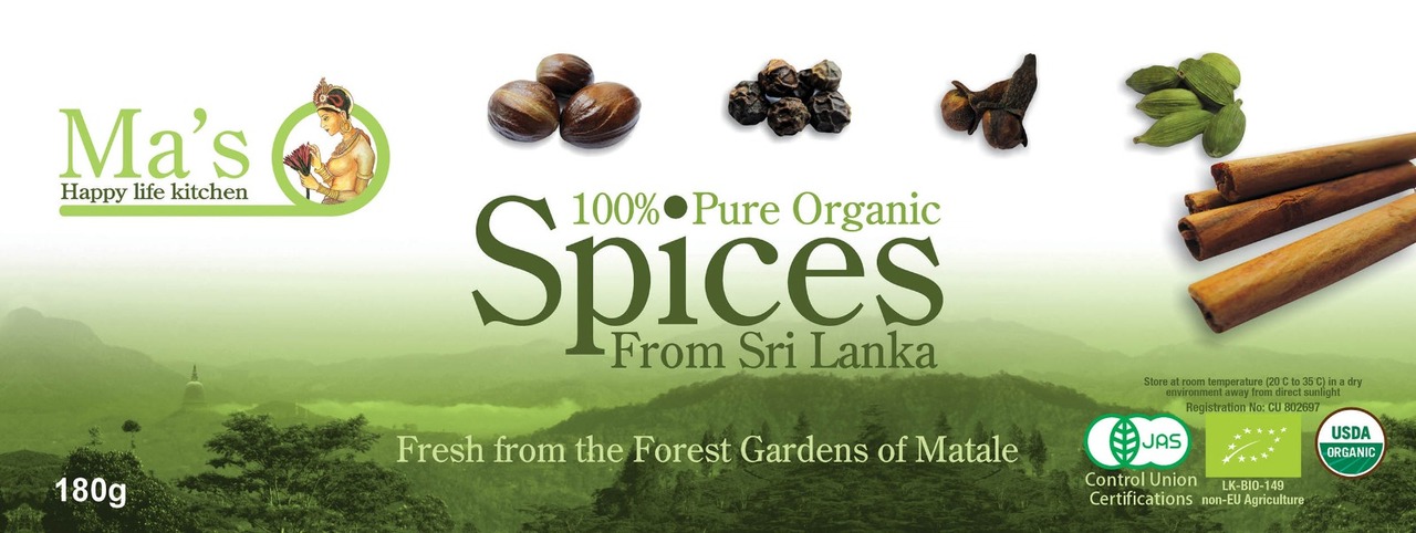 Organic and Conventional spices  Image