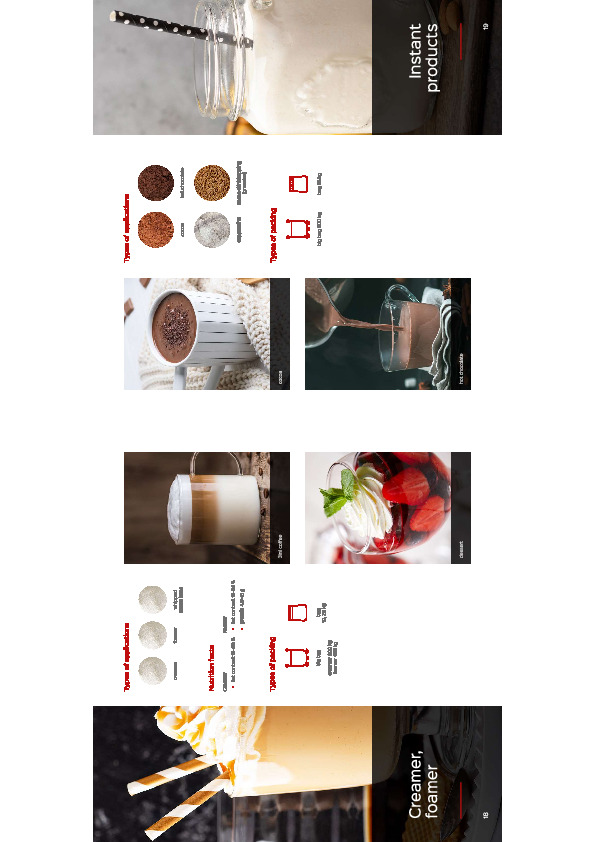 Dragees, cereals, coated extruded products, biscuits & snacks, granola, sugar decorations, pasta, instant products, fruit powders Image