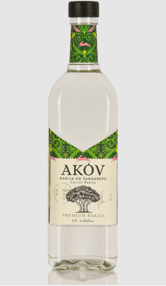 Carrot brandy Akov Image