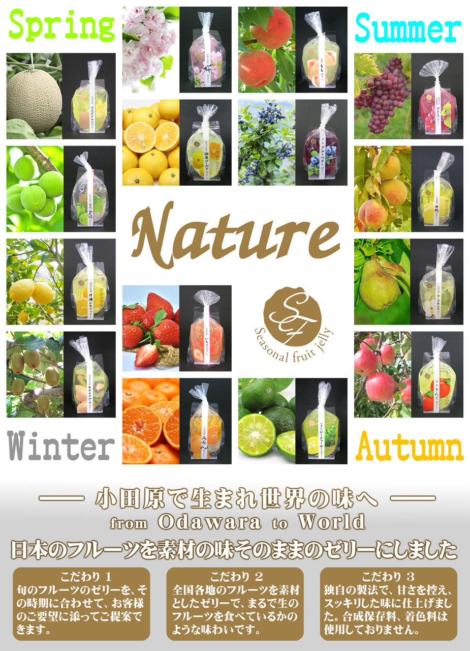 国産フルーツゼリー各種 イメージ