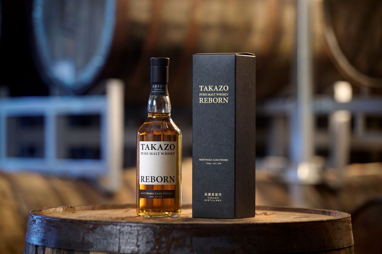 TAKAZO PURE MALT WHISKY MIZUNARA CASK FINISH Image