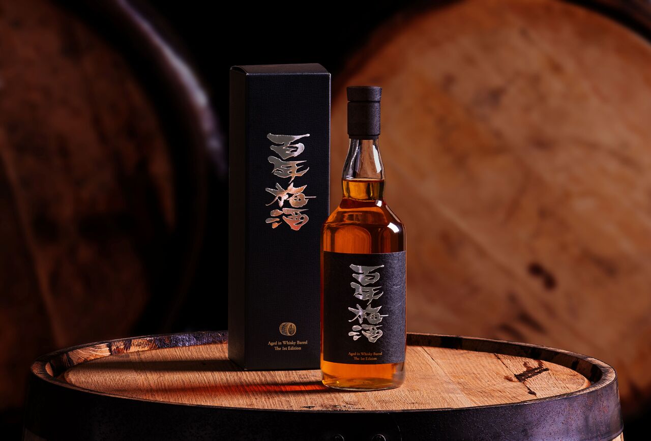 Hyakunen Umeshu (Plum Wine) aged in whiskey barrels Image