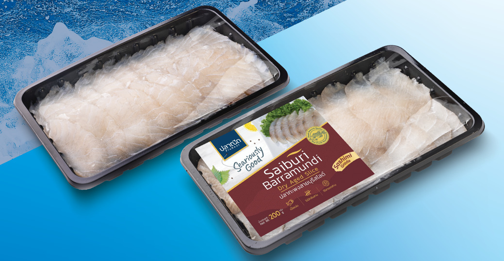 Frozen Saiburi Barramundi Slice Image