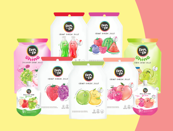 Sunsu Konjac Jelly - All Flavours Image