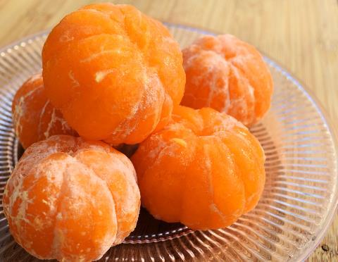 Frozen peeled Mikan (Muki Mikyan) Image