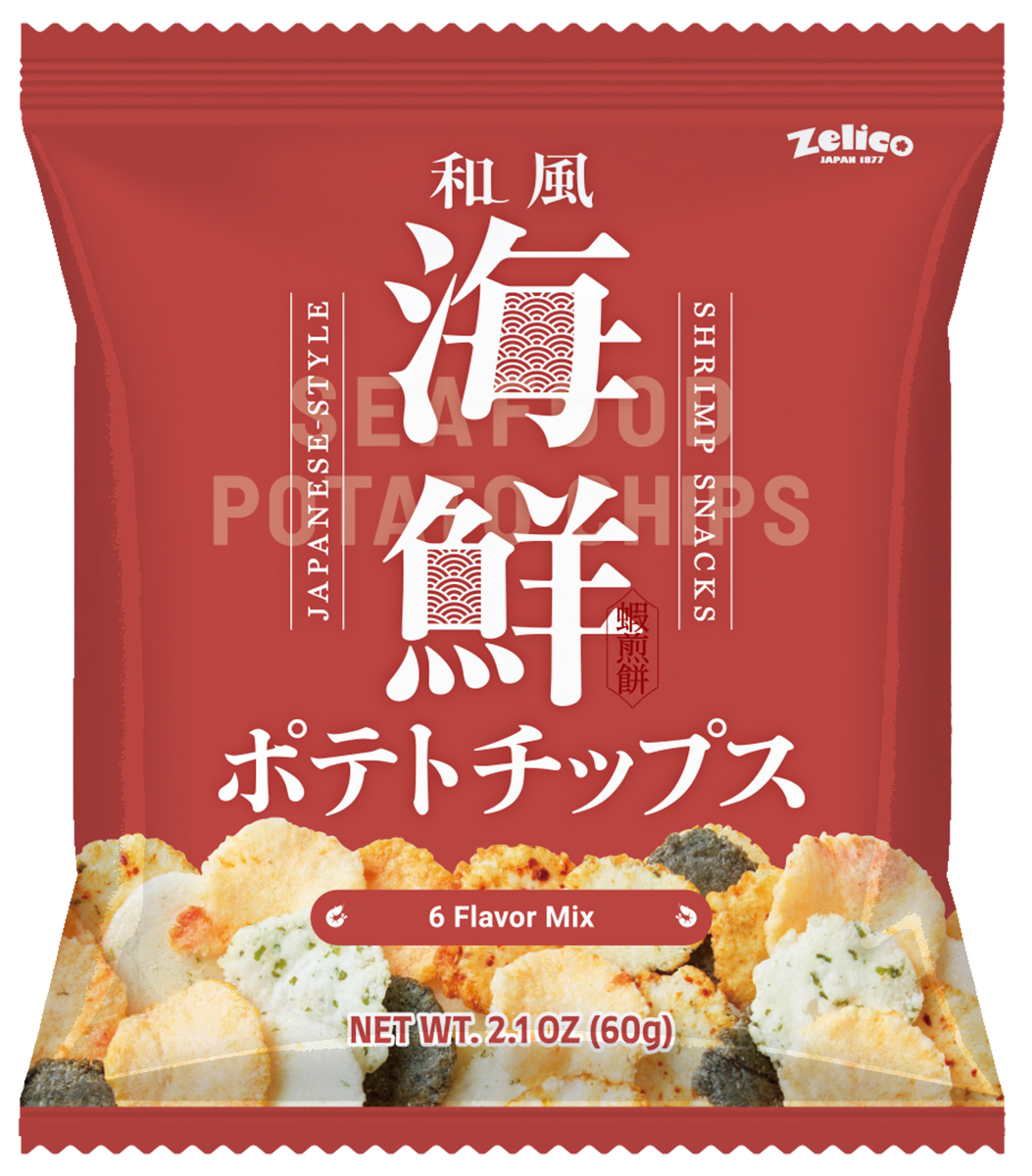 Seafood Potato Chips <6 Flavor Mix><Sweet Soy Sauce><Potato> Image