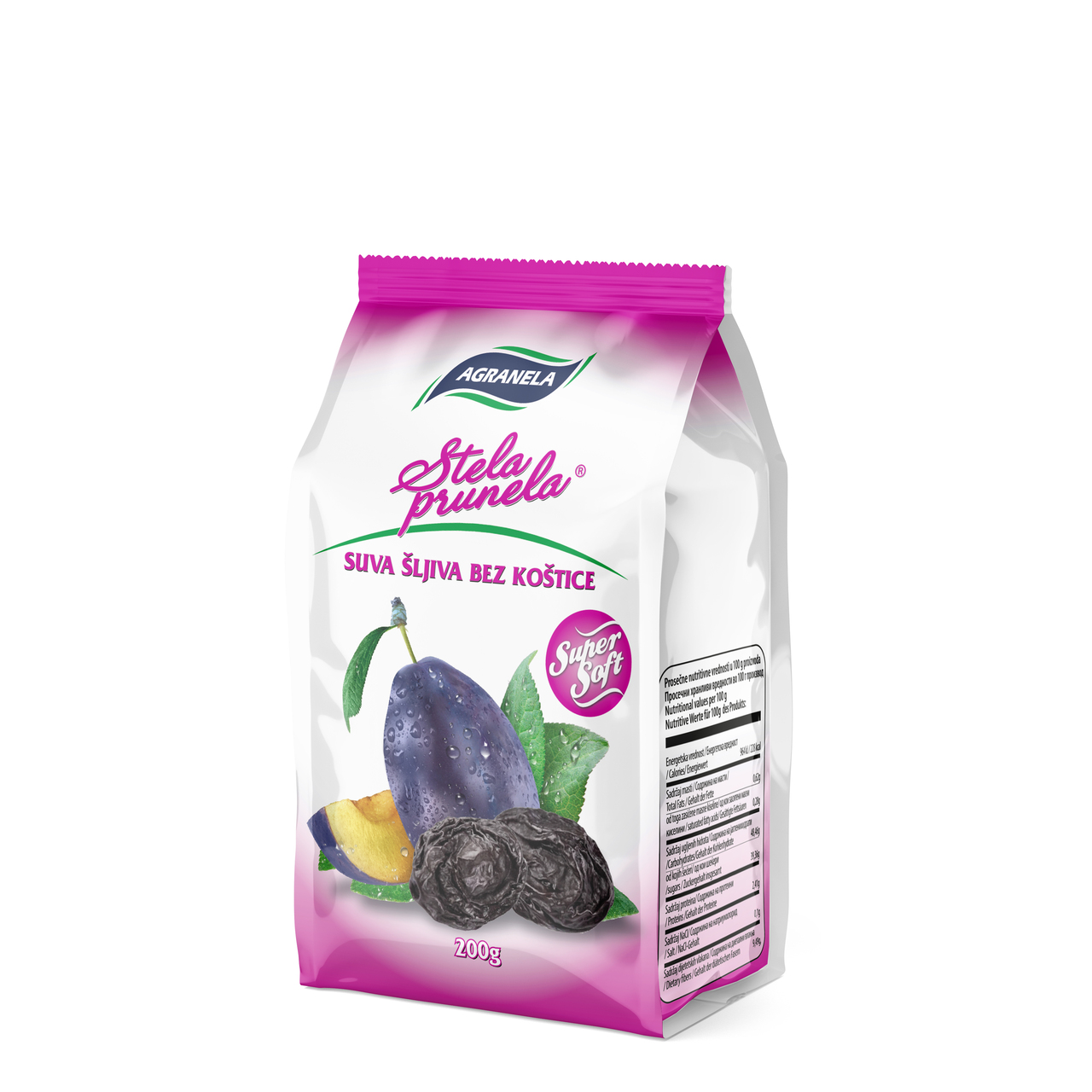 Super soft pitted prunes 200g Image