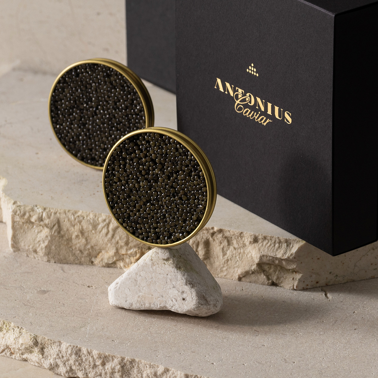 Antonius Caviar Siberian - fresh unpasteurized caviar from Siberian sturgeon (Acipenser baerii) Image