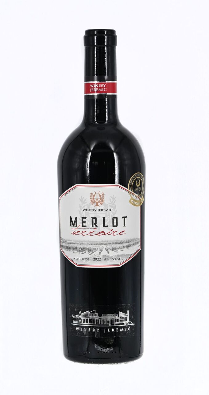 Merlot terroire red wine Image
