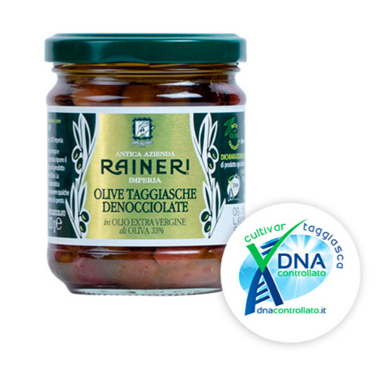 Pitted olives preserved in EVOO Image