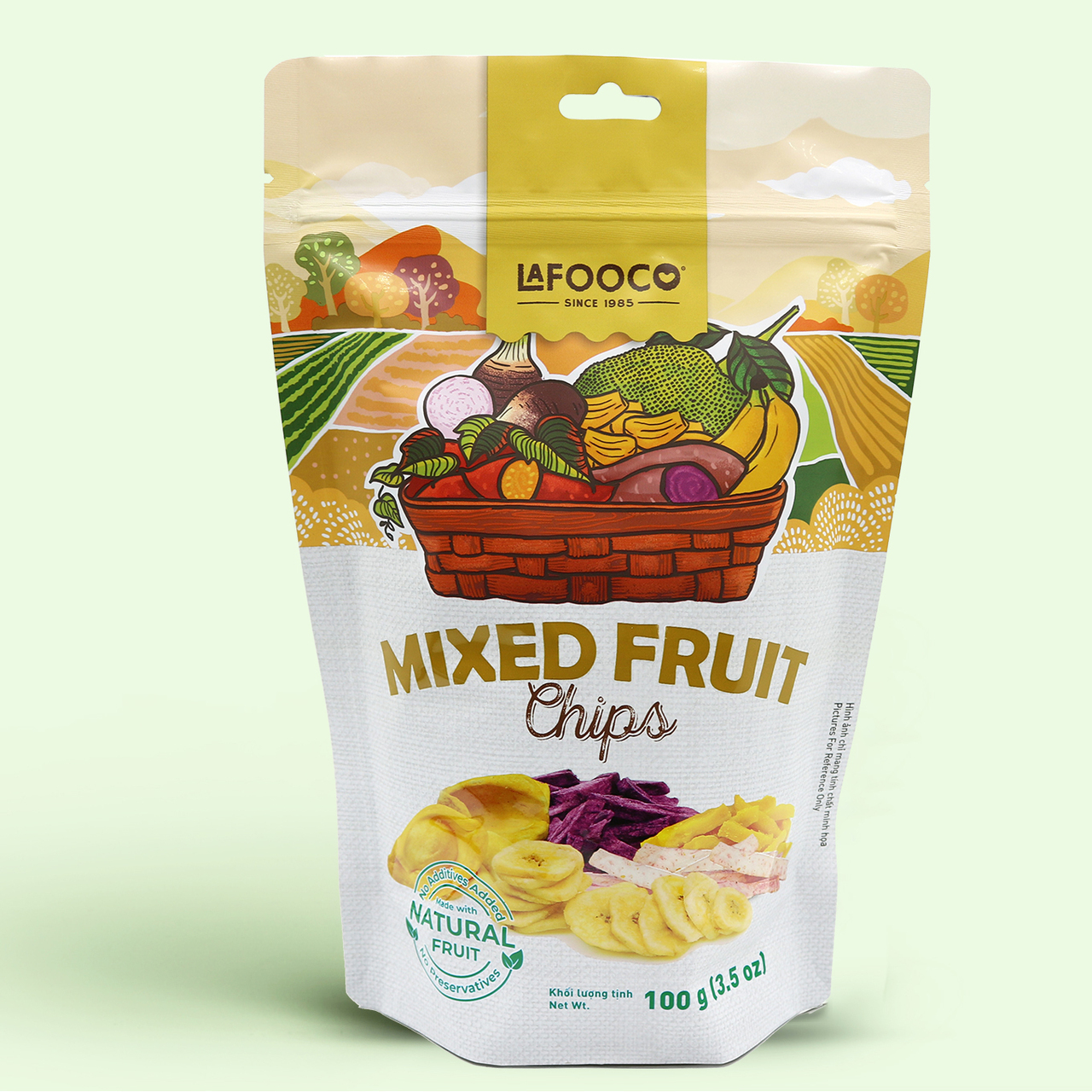 LAFOOCO MIXED FRUIT CHIPS 100G Image