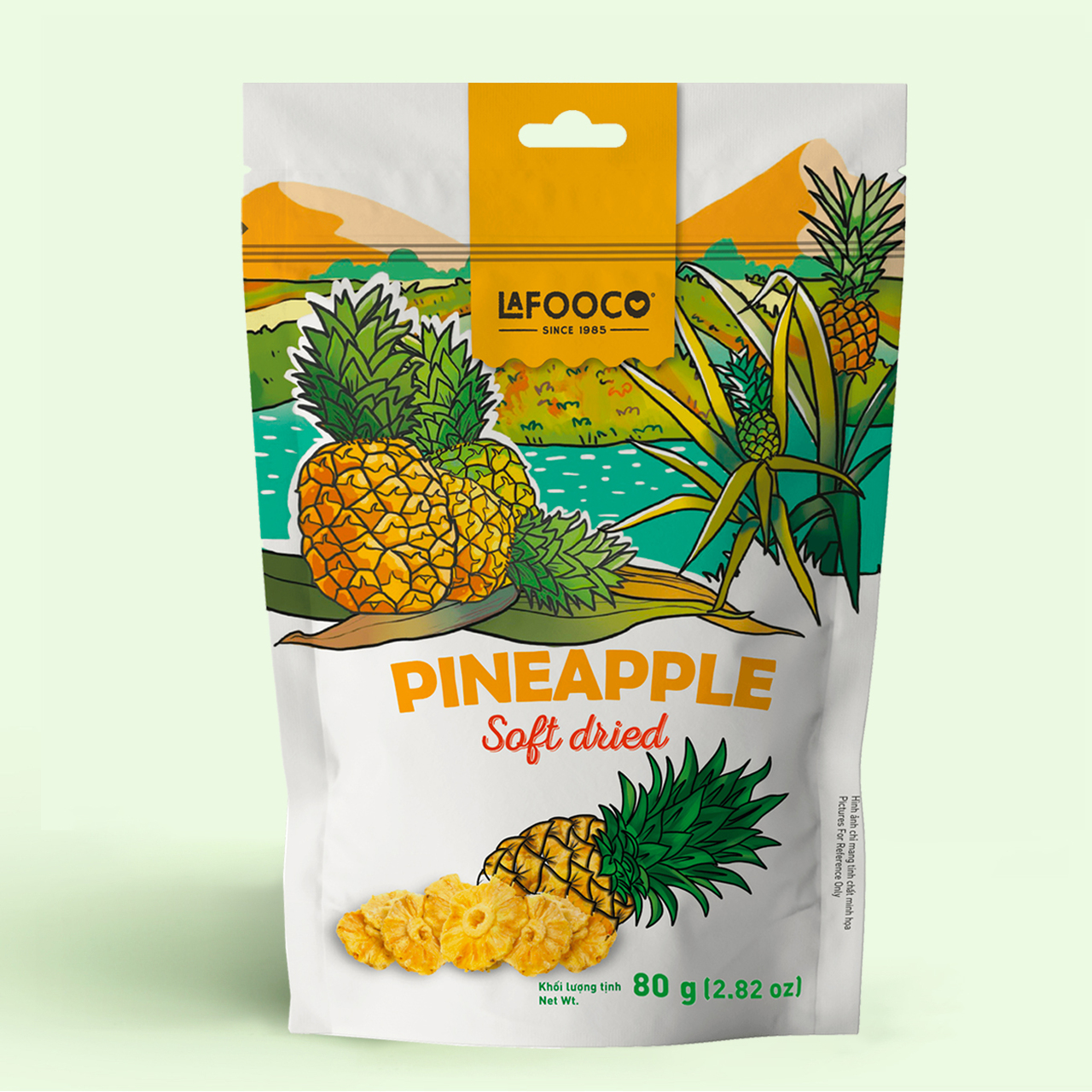LAFOOCO SOFT - DRIED PINEAPPLE 80G/ BAG Image