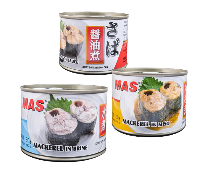 Canned saba(Mackerel) in brine, miso and shoyu Image