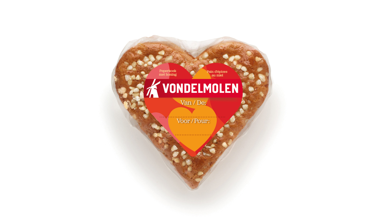 Soft Gingerbread of Flanders Heart 250g Image