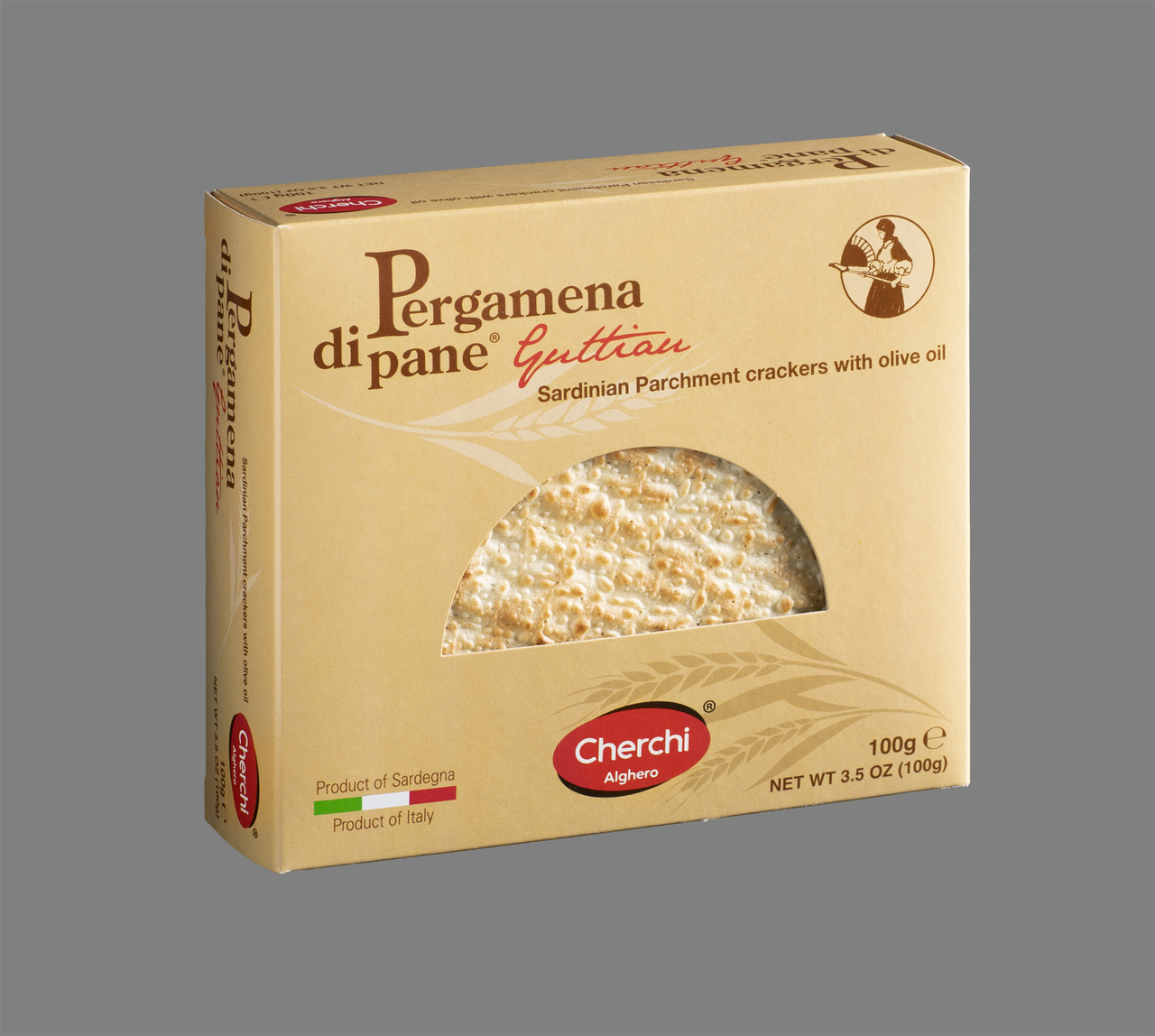 Parchment Crackers Olive oil and Salt Image