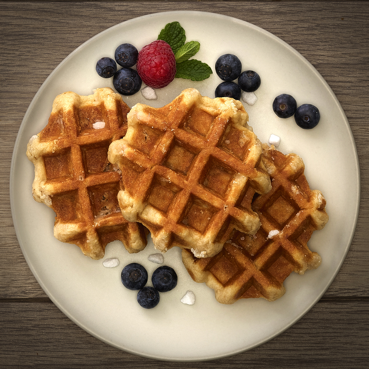 Belgian waffles Image