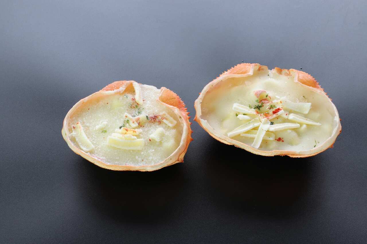 Crab Gratin on a shell Image