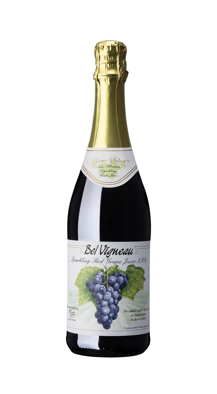 ベルビニョー　無濃縮・無醗酵・非加熱スパークリングワイングレープジューース Image