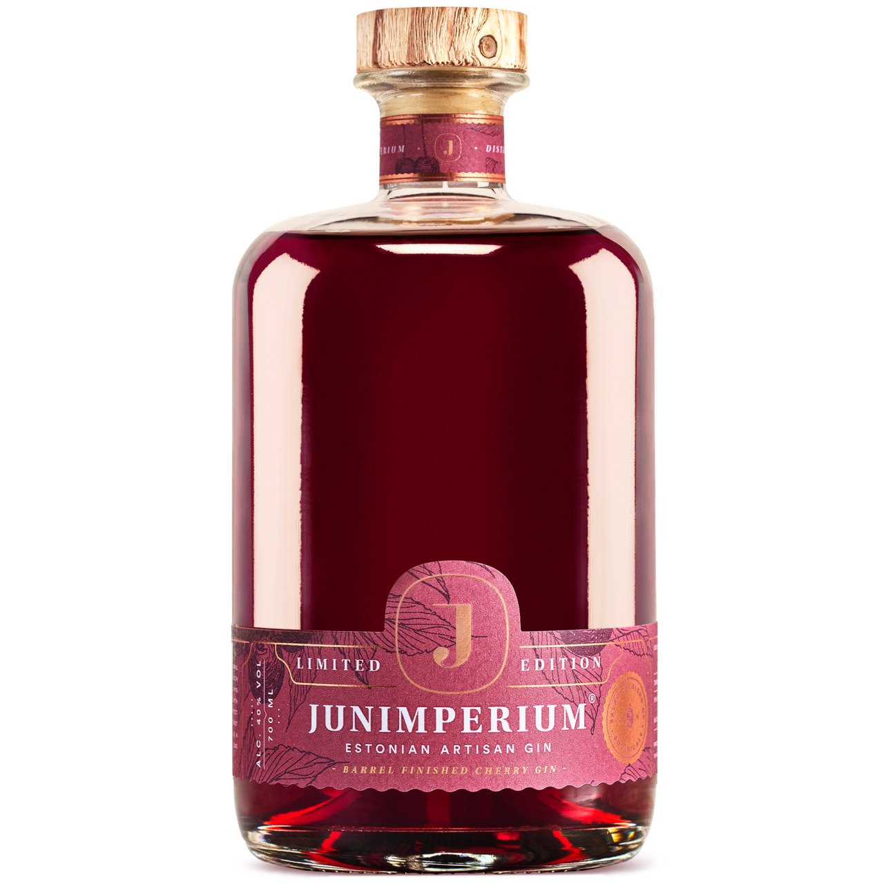 Junimperium Limited Edition Barrel Finished Cherry Gin 0.7L Image