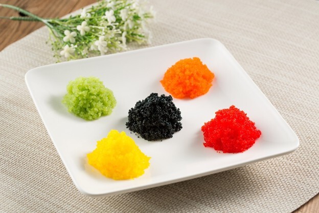 Frozen Seasoned Capelin Roe (Masago) / Seasoned Flying Fish Roe (Tobiko) Image