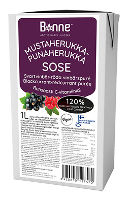 Bonne Blackcurrant redcurrant 120 % purée 1 L Image