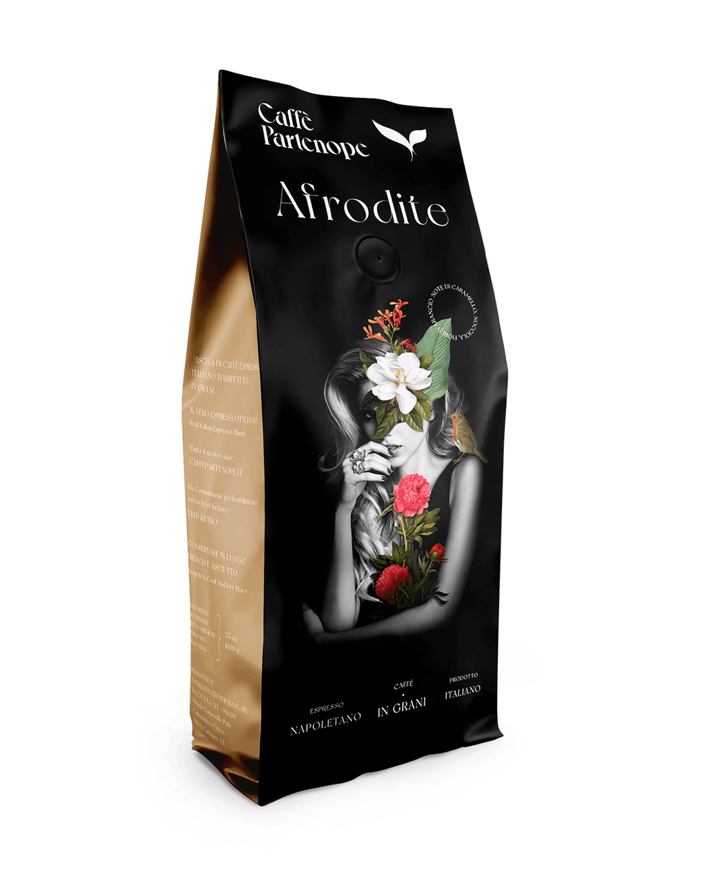 Caffè Partenope Coffee Beans Blend 1kg 'Afrodite' 80/20% Arabica/Robusta Image